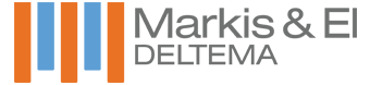 Deltema Markis & El AB Logotyp